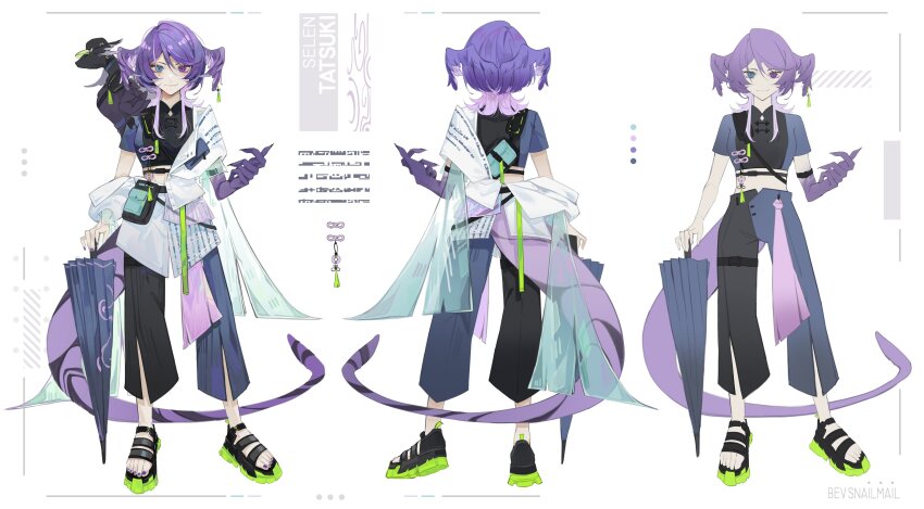 1girl, absurdres, alternate_costume, alternate_hairstyle, barefoot_sandals_(jewelry), bevsnailmail, black_footwear, black_pants