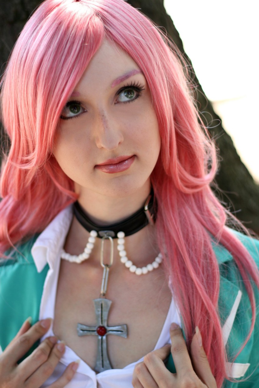 1girl, airbrushed, akashiya_moka, akashiya_moka_(cosplay), cosplay, female_focus, highres, photo_(medium), rosario+vampire, solo