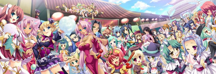 6+girls, bachou_(koihime_musou), batai_(koihime_musou), bunshuu_(koihime_musou), chinkyuu_(koihime_musou), chouhi_(koihime_musou), chouhou_(koihime_musou), choukaku_(koihime_musou)