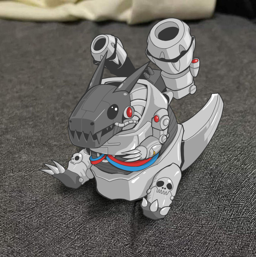 absurdres, digimon, digimon_(creature), dragon, highres, meme, mugendramon, sharp_teeth