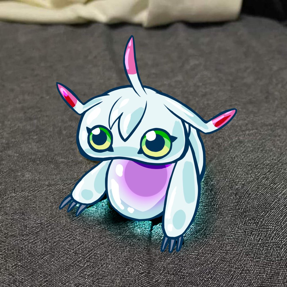 claws, digimon, digimon_(creature), green_eyes, meme, sitting, sitting_baby_alligator_(meme), solo