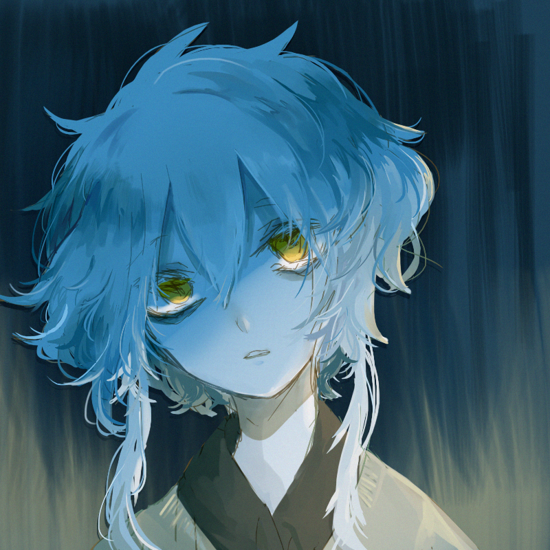 1girl, blue_background, charlotte_wiltshire, emily_chang_18294, green_background, grey_background, grey_sweater, hello_charlotte