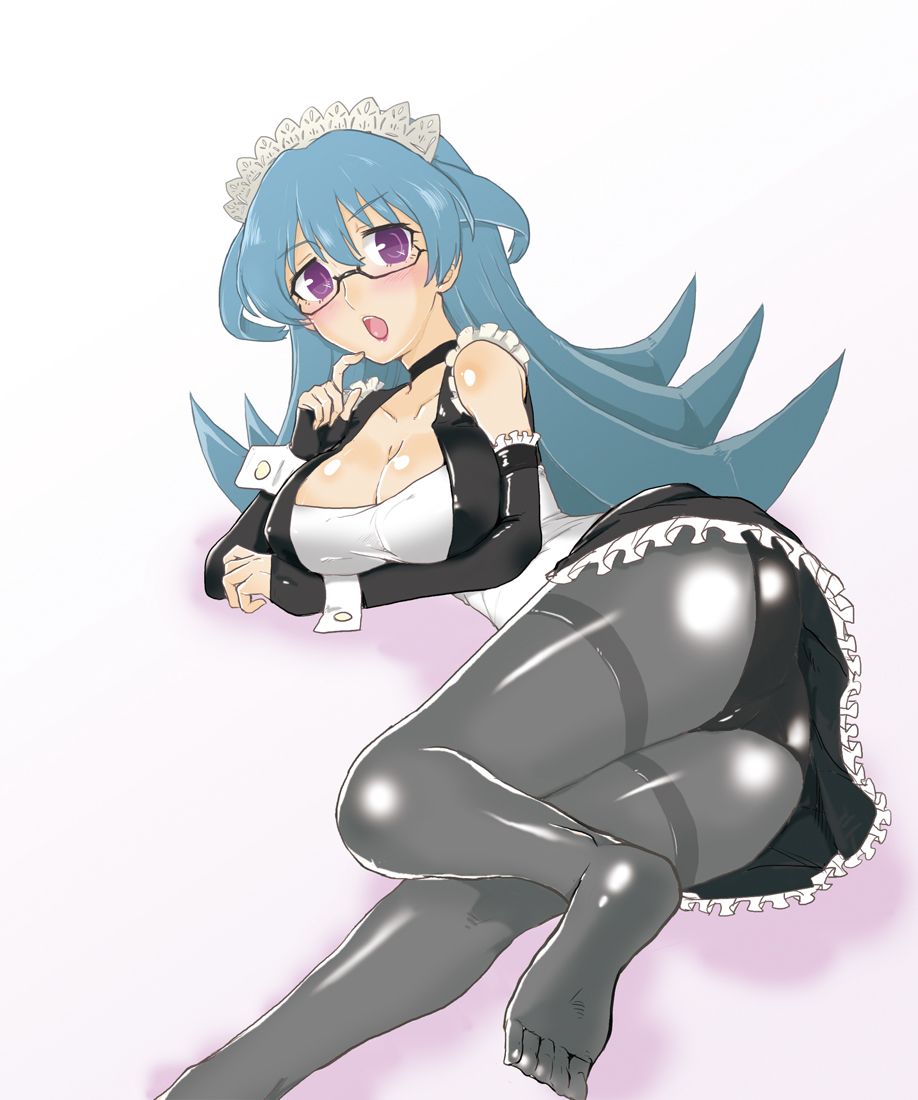 1girl, atago_masae, blush, breasts, cleavage, cosplay, dream_c_club_(series), elbow_gloves