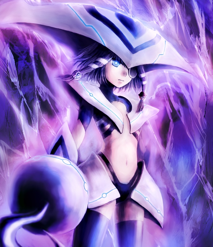 1girl, armor, armored_skirt, aura, beads, bicorne, black_headwear, black_panties