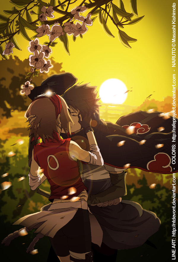1boy, 1girl, couple, haruno_sakura, naruto_(classic), naruto_(series), ntdevont, rafeproject