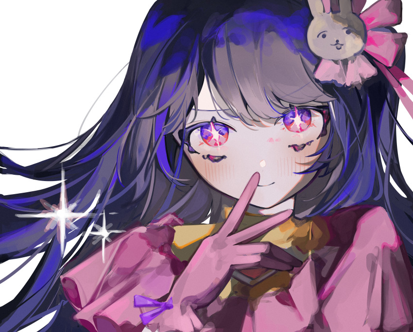 1girl, absurdres, blush, closed_mouth, dress, frilled_skirt, frills, gloves