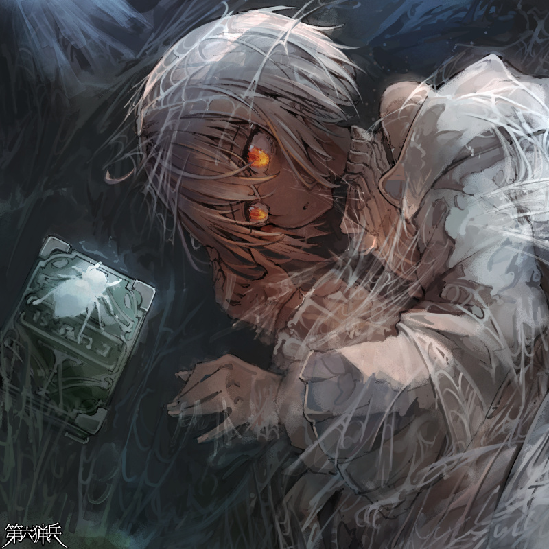 1girl, book, clara_lindvall, copyright_name, dairoku_ryouhei, dark-skinned_male, dark_skin, kajaneko