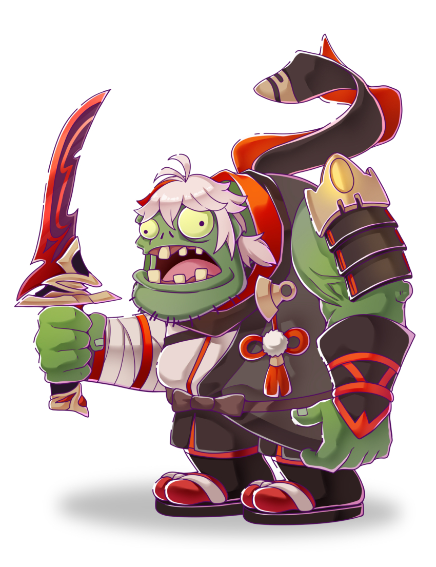 1boy, antenna_hair, armor, black_shorts, commentary_request, full_body, genshin_impact, highres