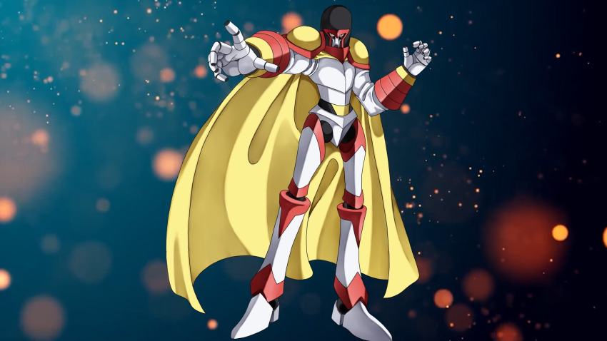 armor, cape, digimon, digimon_(creature), hanna-barbera, highres, original, solo