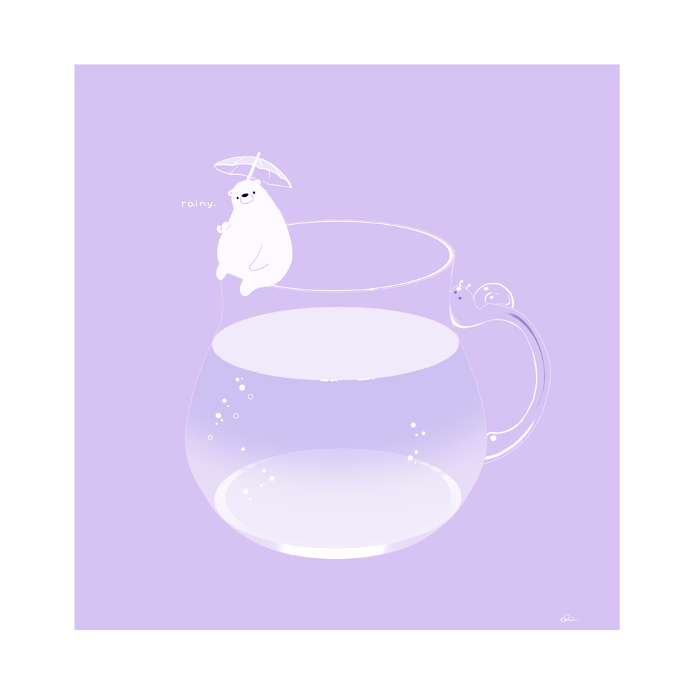 animal_focus, artist_name, bear, border, chai_(drawingchisanne), no_humans, original, pitcher_(container)