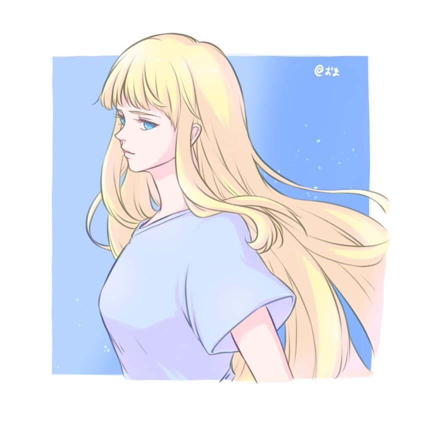 1girl, arc_the_lad, arc_the_lad_ii, blonde_hair, blue_eyes, breasts, closed_mouth, highres