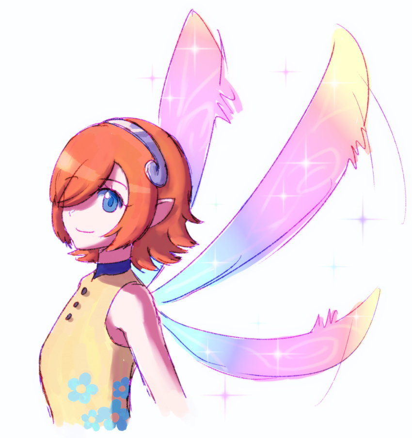 1girl, bare_shoulders, blue_eyes, breasts, closed_mouth, commentary, cropped_torso, eyelashes