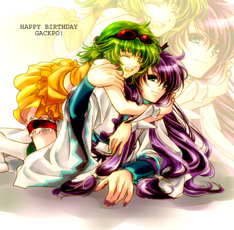 1boy, 1girl, aqua_eyes, boots, couple, goggles, goggles_on_head, green_hair