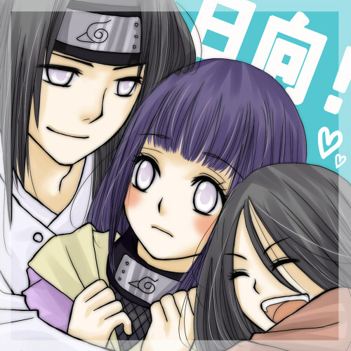 aoi-mitsubachi, family, hyuuga_hanabi, hyuuga_hinata, hyuuga_neji, lowres, naruto_(classic), naruto_(series)