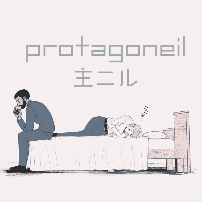 2boys, beard, black_hair, black_suit, blonde_hair, cup, dark-skinned_male, dark_skin