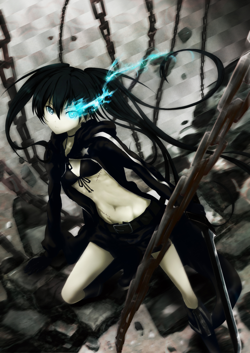 10s, 1girl, absurdres, bad_id, bad_pixiv_id, bikini, bikini_top_only, black_hair