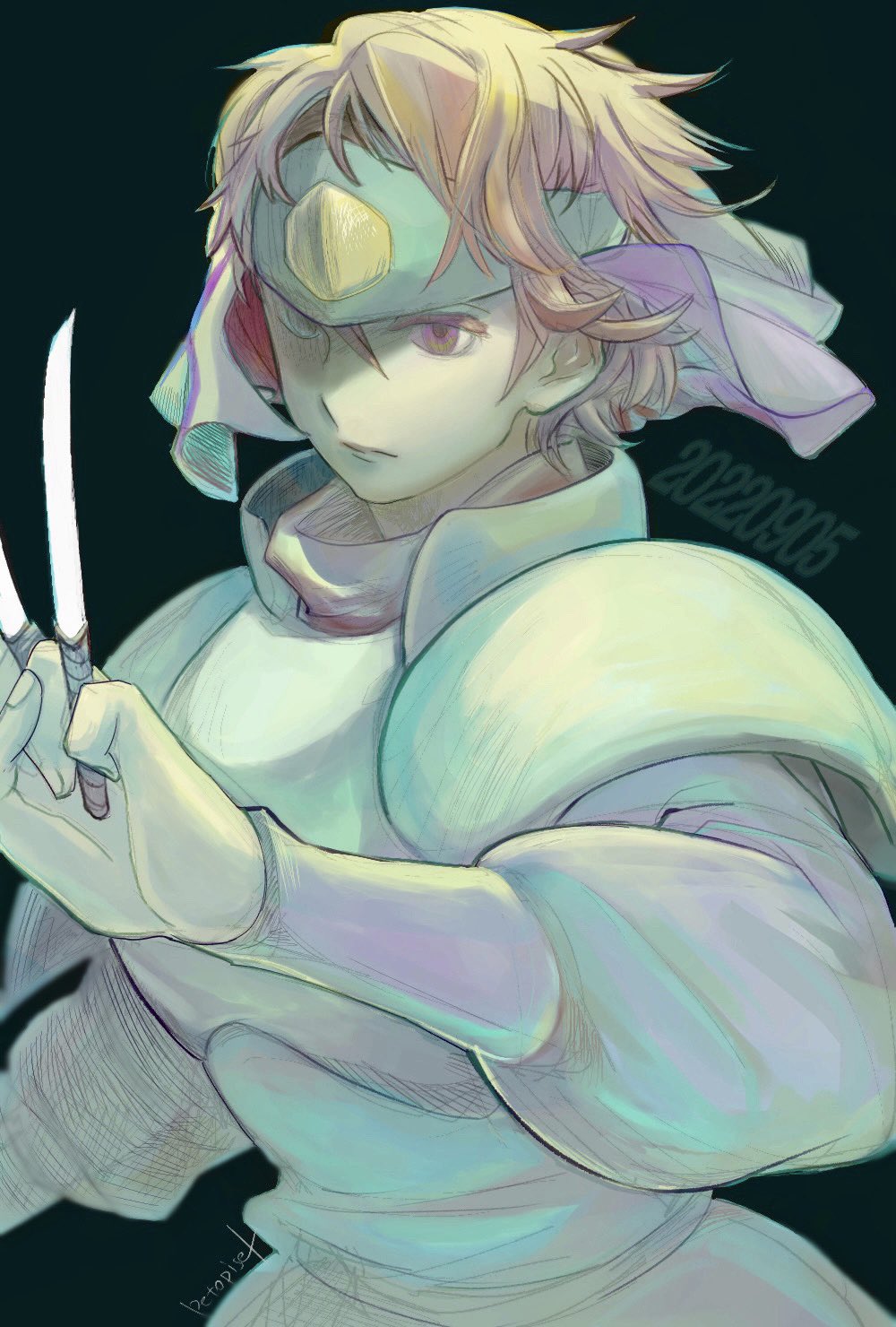 1girl, armor, brown_hair, circlet, cleo_(suikoden), closed_mouth, gensou_suikoden, gensou_suikoden_i