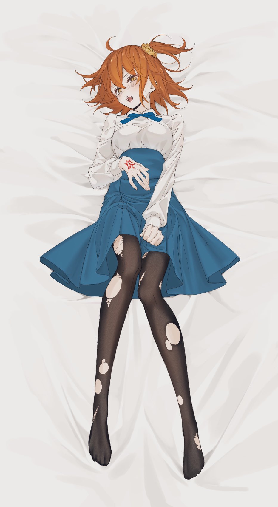 1girl, artoria_pendragon_(fate), body_pillow, breasts, command_spell, commentary_request, cosplay, fate/grand_order