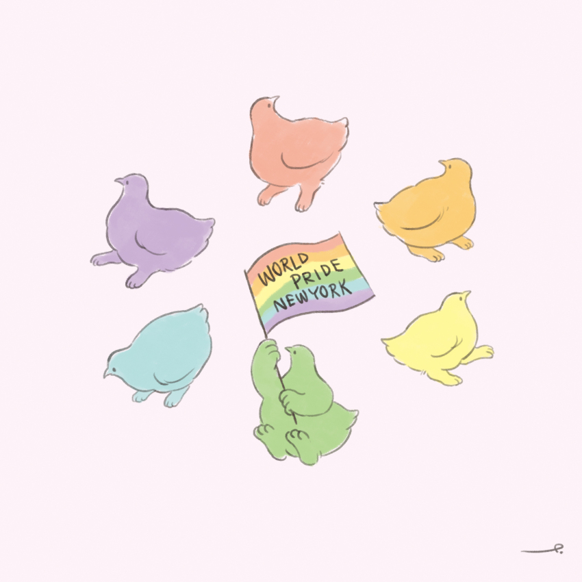 animal_focus, bird, commentary, dated_commentary, english_commentary, english_text, flag, grey_background