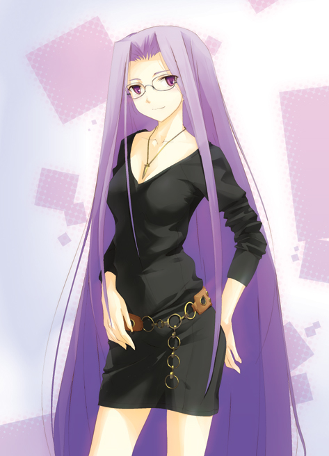 00s, 1girl, belt, dasoku_sentarou, fate/stay_night, fate_(series), female_focus, glasses