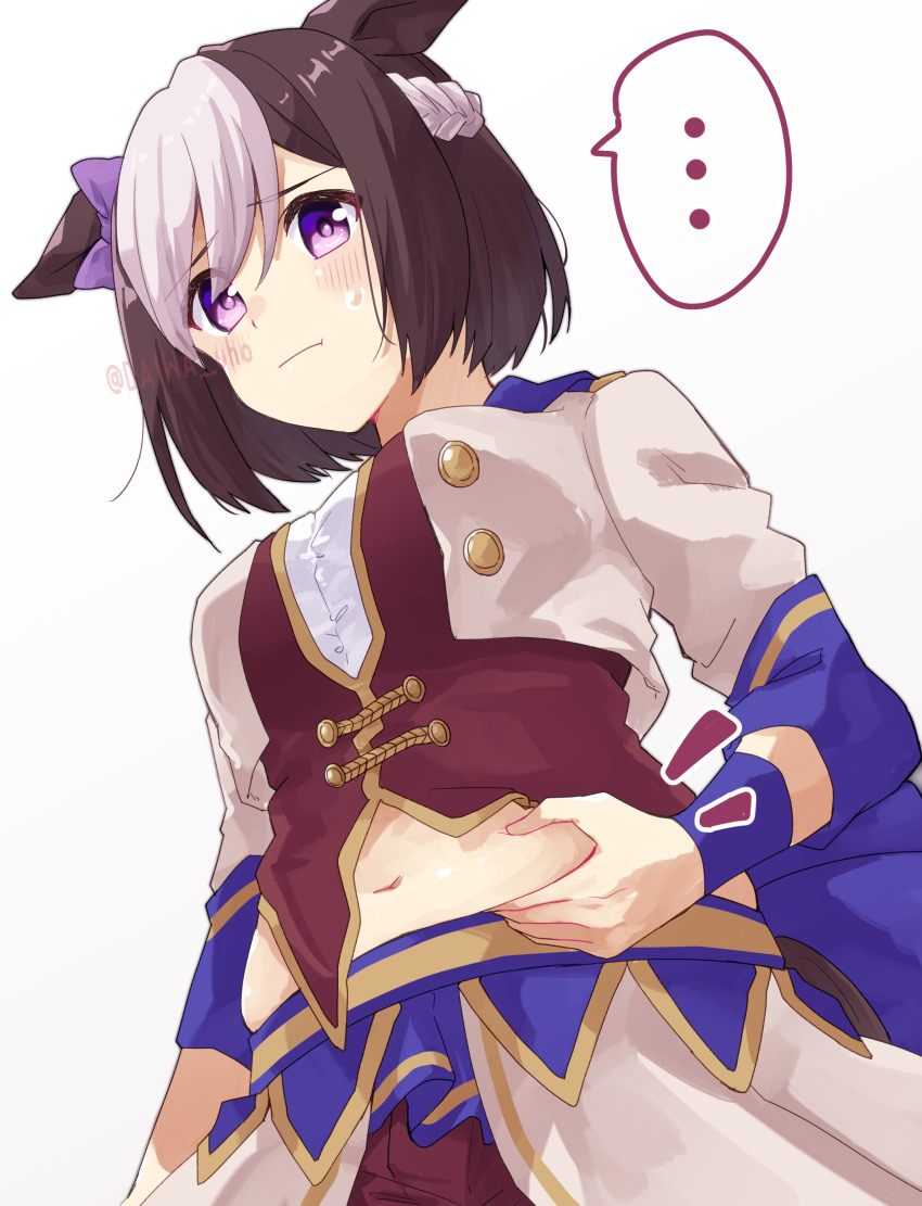 ..., 1girl, absurdres, animal_ears, blush, bow, breasts, brown_hair