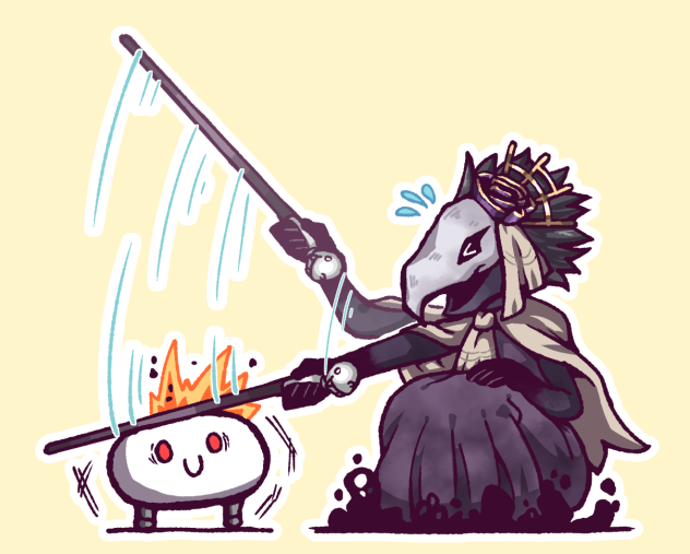 all-around_helper, ascot, brown_ascot, brown_cape, cane, cape, commentary_request, dress