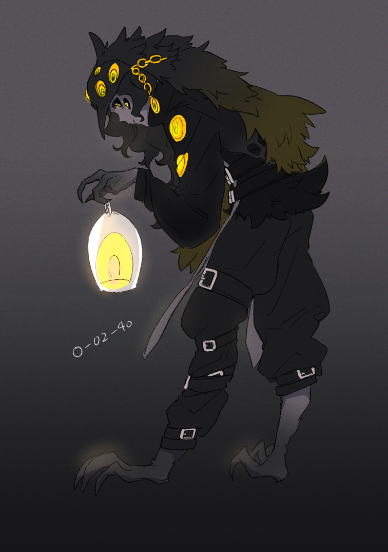 1girl, azanaya_nie, belt, belt_buckle, big_bird_(project_moon), black_belt, black_pants, black_sclera