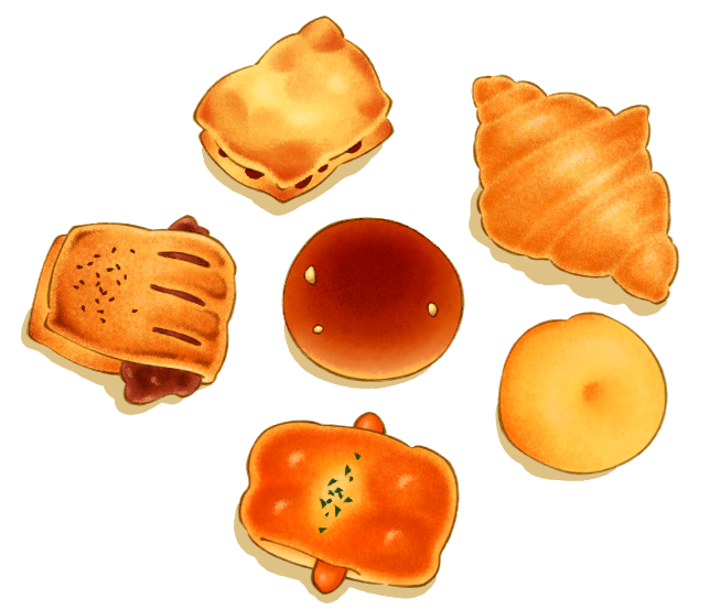 bread, commentary_request, croissant, danish_pastry, food, food_focus, haboban, hot_dog