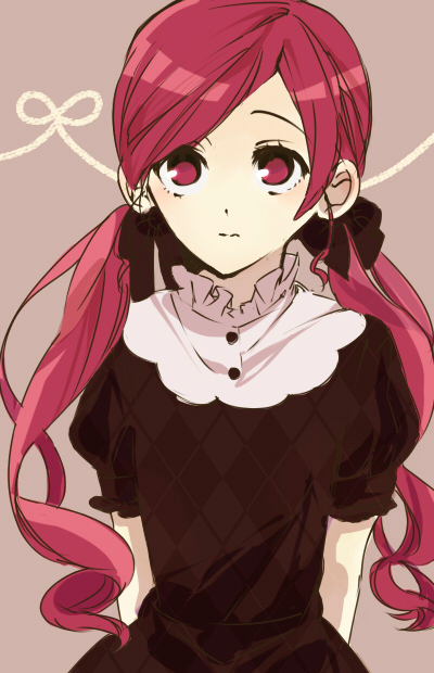 10s, blush, gothic_lolita, hanasaki_tsubomi, heartcatch_precure!, lolita_fashion, long_hair, precure