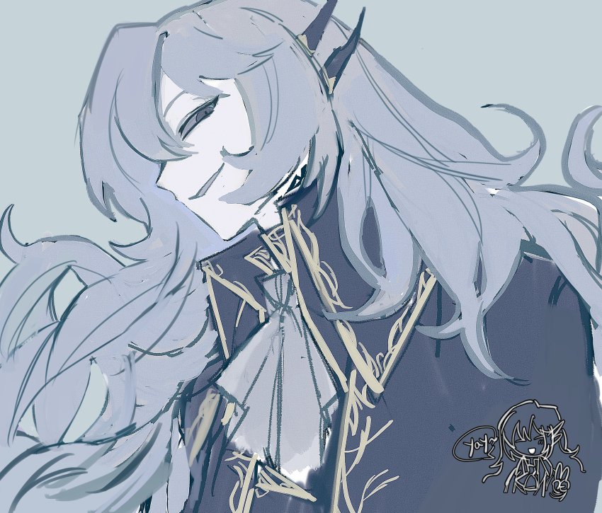 1boy, argalia_(project_moon), ascot, blue_cape, blue_eyes, blue_jacket, cape, collared_jacket