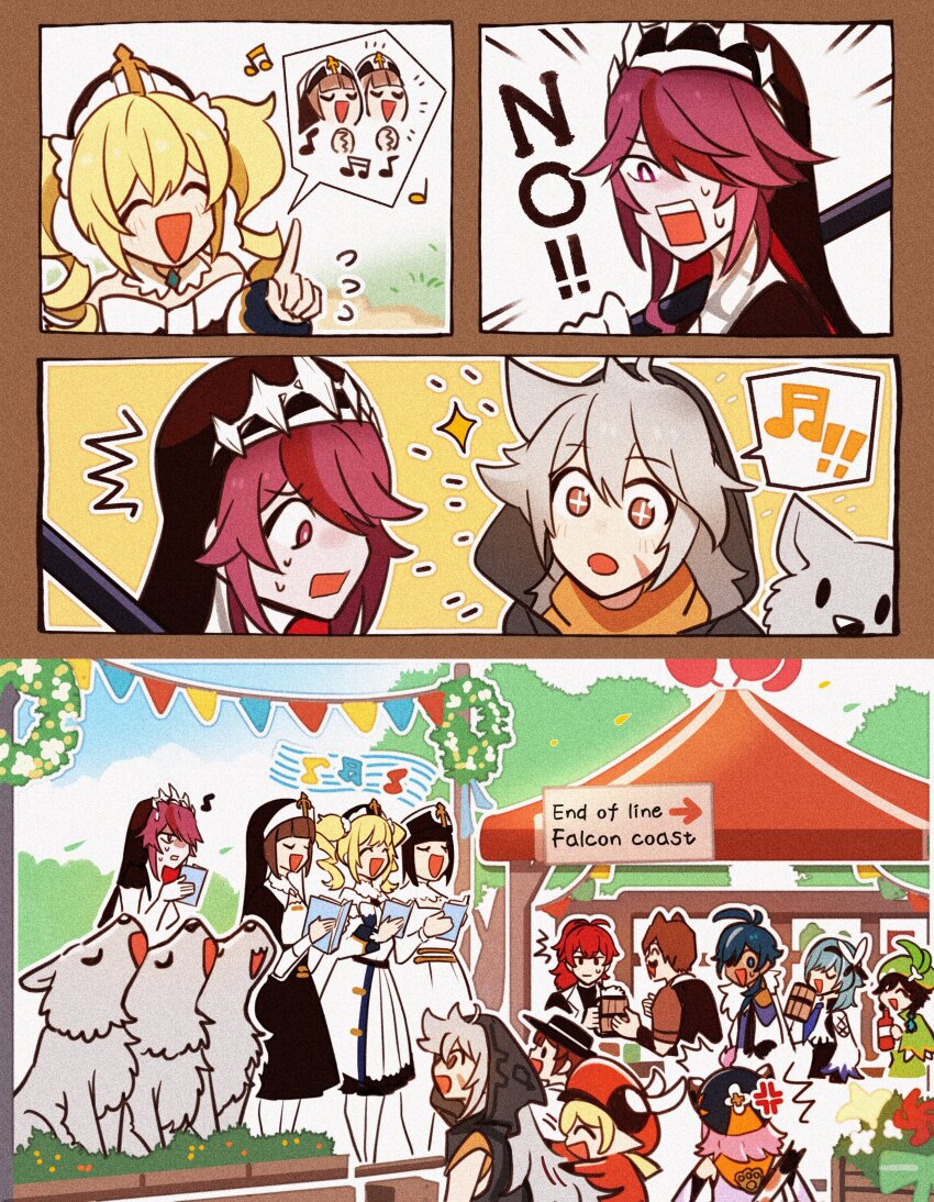 +_+, 4others, 5boys, 6+girls, :3, ^^^, ^_^, absurdres