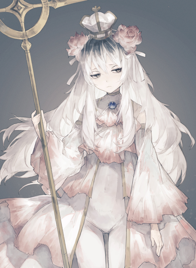 1boy, ascot, black_hair, blue_gem, bodysuit, brooch, closed_mouth, cowboy_shot