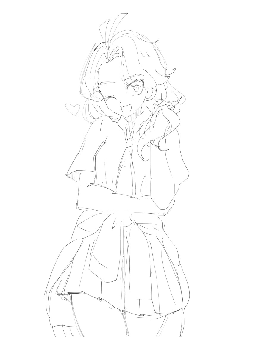 1girl, digimon, female_focus, genderswap, genderswap_(mtf), highres, nomura_kotaro, one_eye_closed