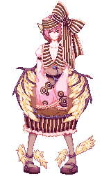 1girl, alternate_costume, dress, echoes_(artist), echoes_(cassandratree), female_focus, lowres, mystia_lorelei
