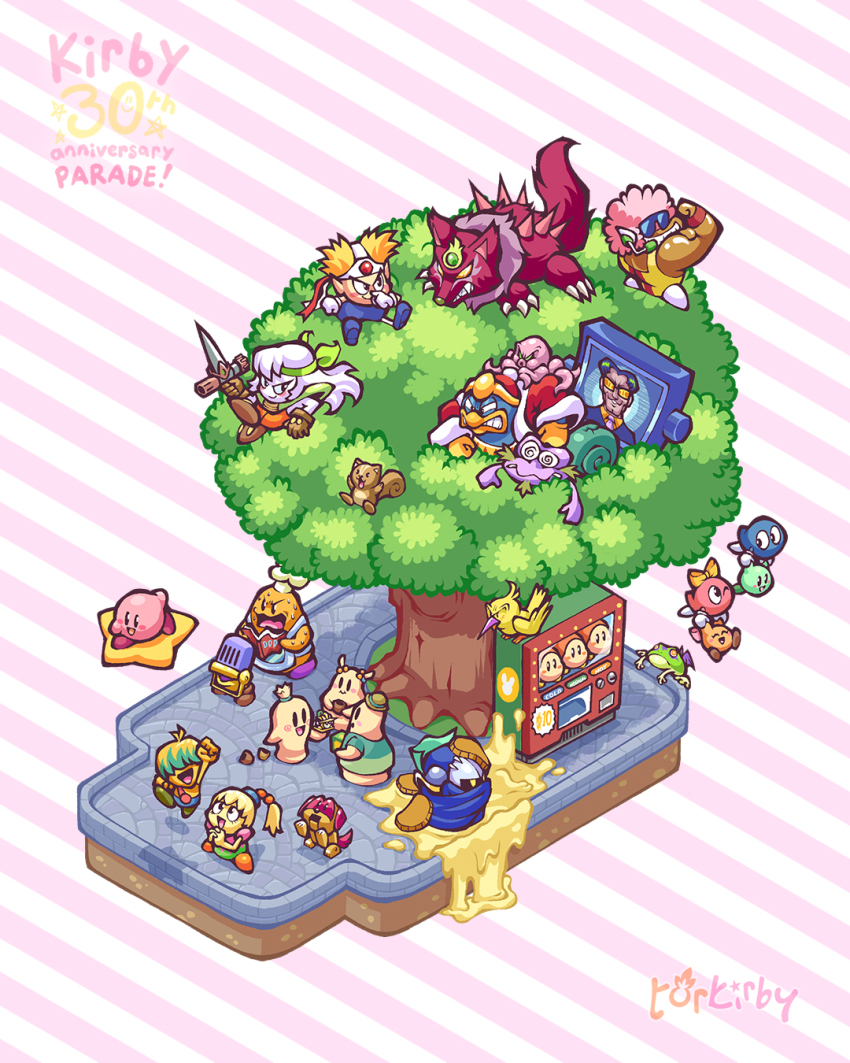 :d, @_@, afro, anniversary, apron, arm_up, armor, artist_name