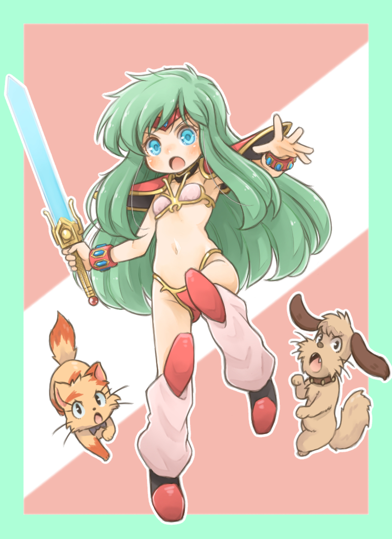 1girl, 2others, alpha_(dream_hunter_rem), arm_up, armor, armpits, ayanokouji_rem, beta_(dream_hunter_rem)