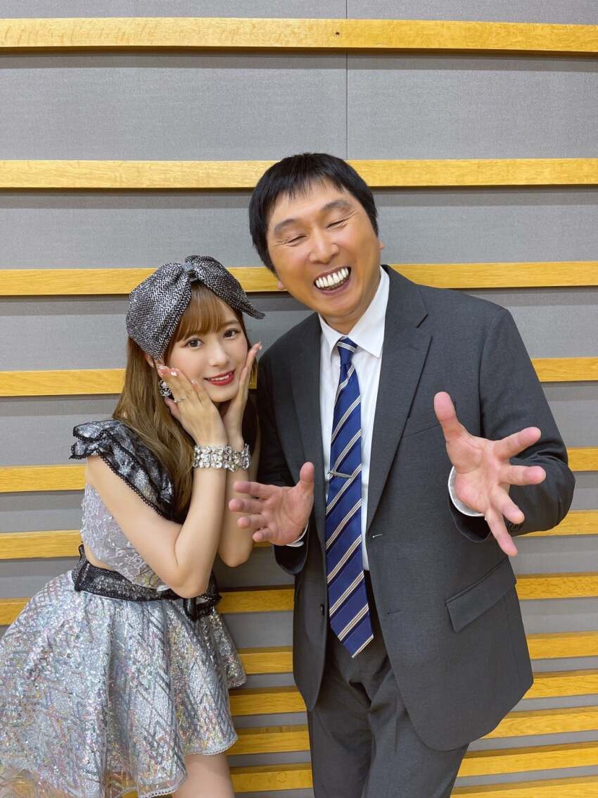 1boy, 1girl, highres, hoi_kenta, ikuta_erina, morning_musume, necktie, photo_(medium)