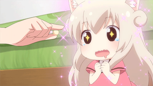 2girls, animal_ears, animated, animated_gif, anime_screenshot, cat_ears, cat_girl, cat_tail