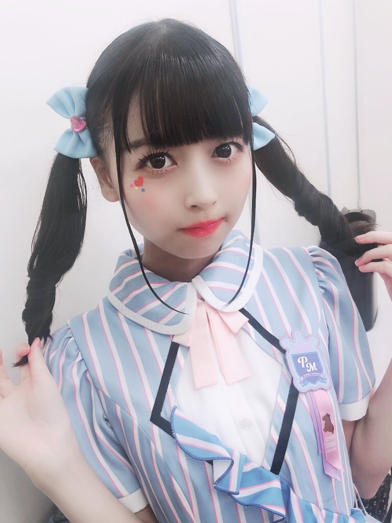 1girl, bow, dress, photo_(medium), pink_bow, purelymonster, striped_clothes, striped_dress, tomizawa_eri