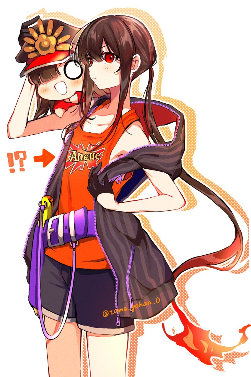 !?, 1boy, crest, family_crest, fate/grand_order, fate_(series), fiery_hair, hat