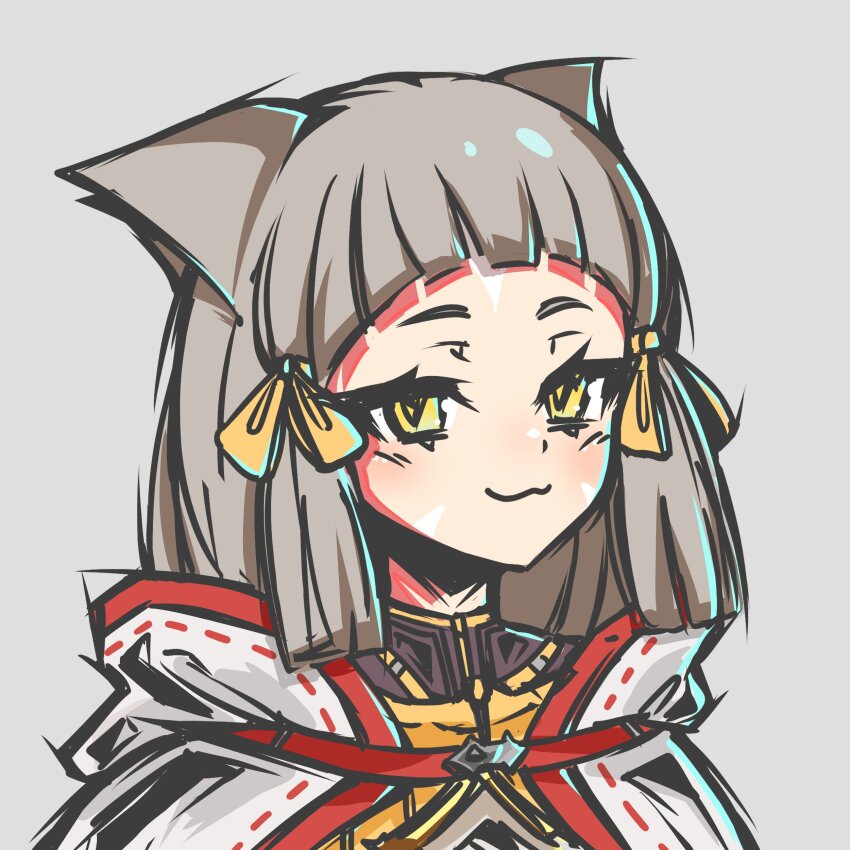 1girl, absurdres, animal_ears, cat_ears, cat_girl, highres, nia_(xenoblade), regrets_(r8grets)