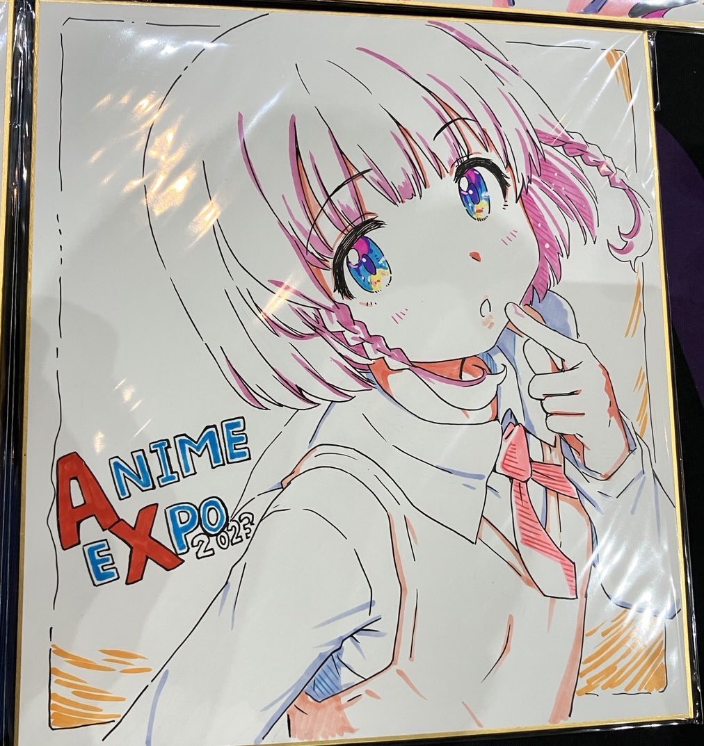 1girl, 2023, anime_expo, anime_expo2023, blue_eyes, blush, braid, cardigan