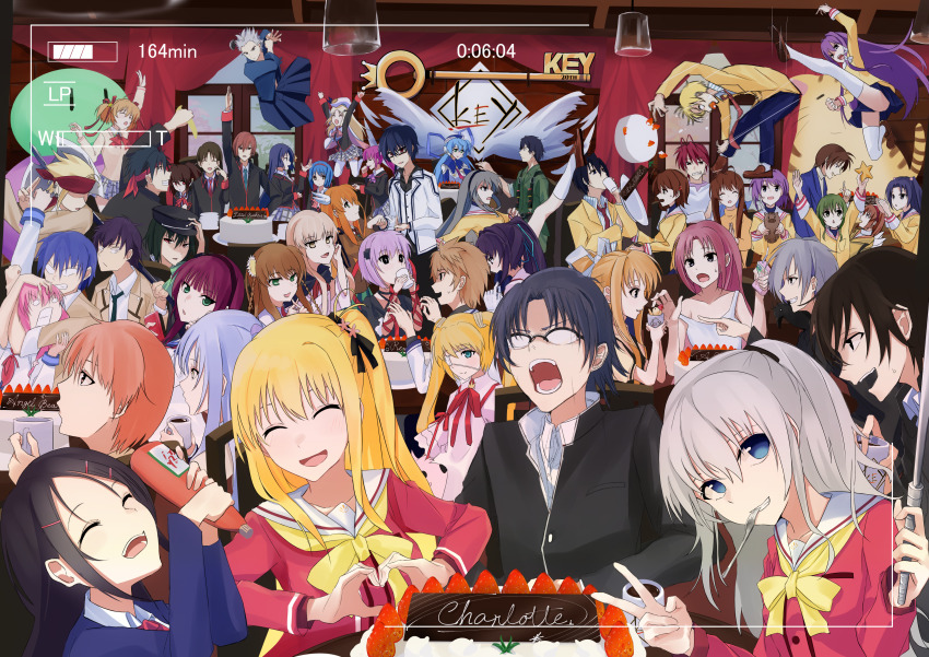 6+boys, 6+girls, ^_^, absolutely_everyone, absurdres, air_(visual_novel), aizawa_yuuichi, angel_beats!