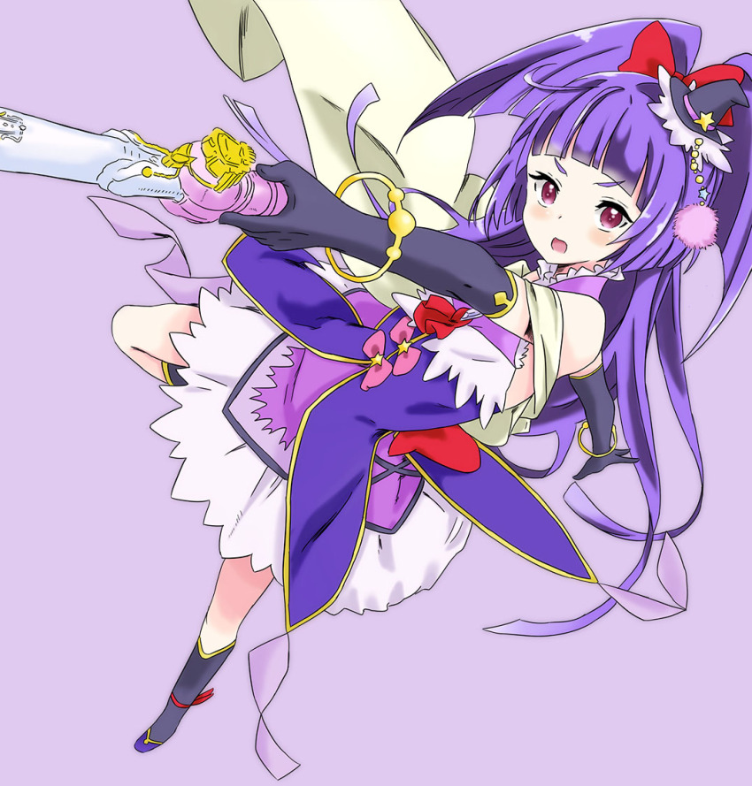 1girl, cure_magical, elhddmois, knee_up, tagme