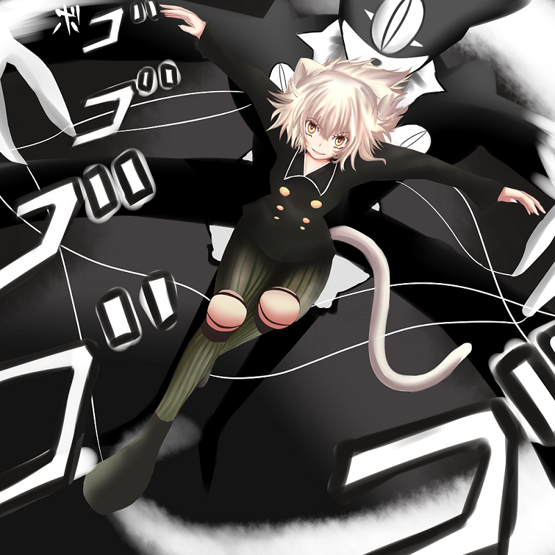 1boy, animal_ears, cat_ears, cat_tail, hunter_x_hunter, neferpitou, tail, terpsichora