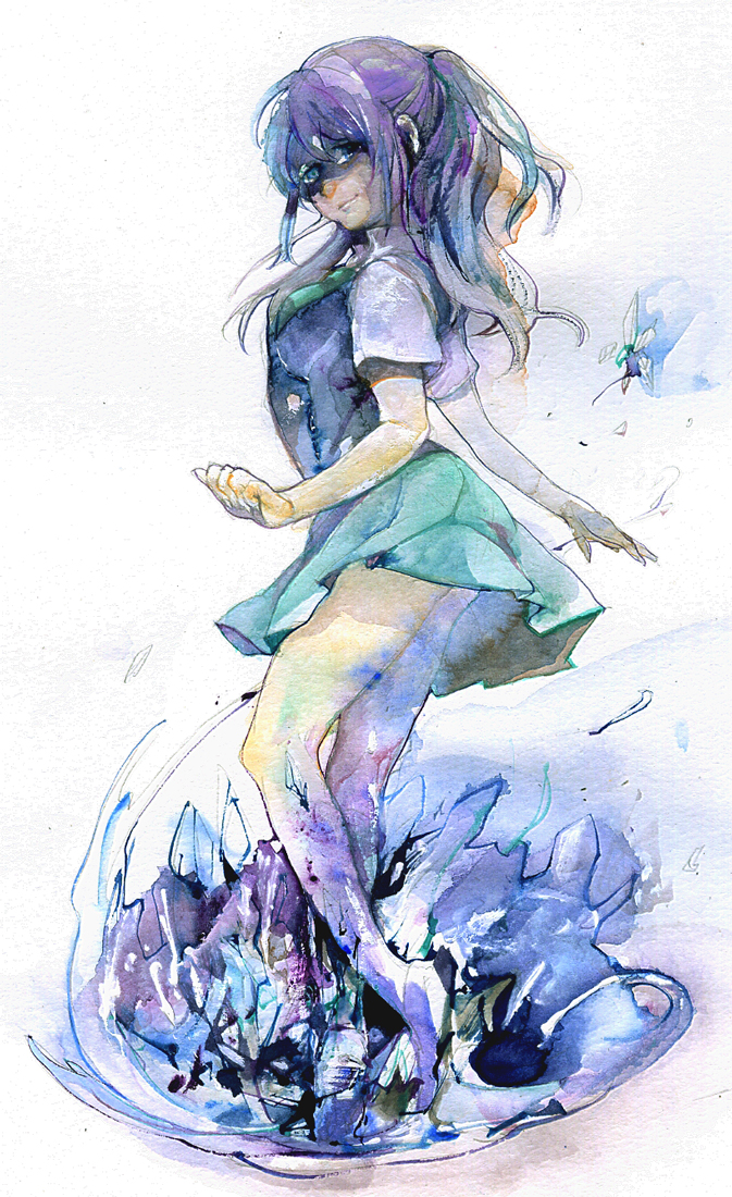 1girl, bad_id, bad_pixiv_id, blue_eyes, female_focus, half_updo, inazuma_eleven, inazuma_eleven_(series)