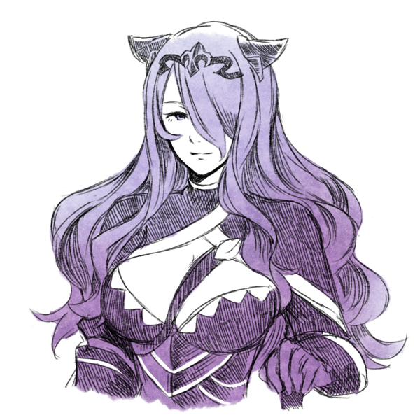 1girl, armor, breasts, camilla_(fire_emblem), cleavage, fire_emblem, fire_emblem_fates, gloves