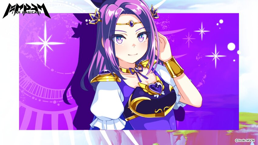 1girl, artist_request, collarbone, hand_up, highres, jewelry, long_hair, looking_at_viewer