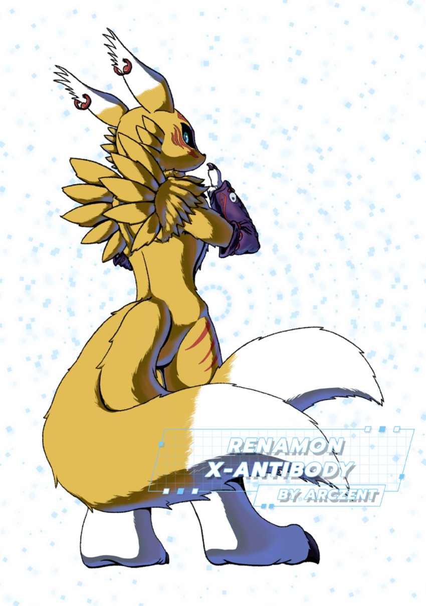 1girl, digimon, digimon_(creature), female_focus, furry, highres, renamon, renamon_x-antibody
