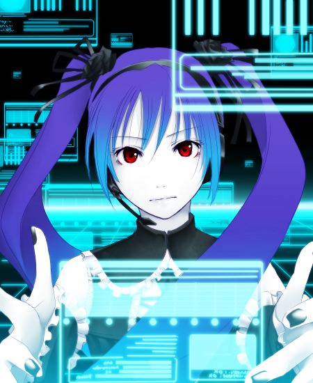 1girl, black_flower, black_rose, female_focus, flower, goth_fashion, hatsune_miku, hatsune_miku_(infinity)